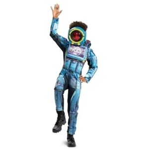 NWT Apex Legends Pathfinder Deluxe Kid's Muscle Halloween Costume Medium 7-8 New